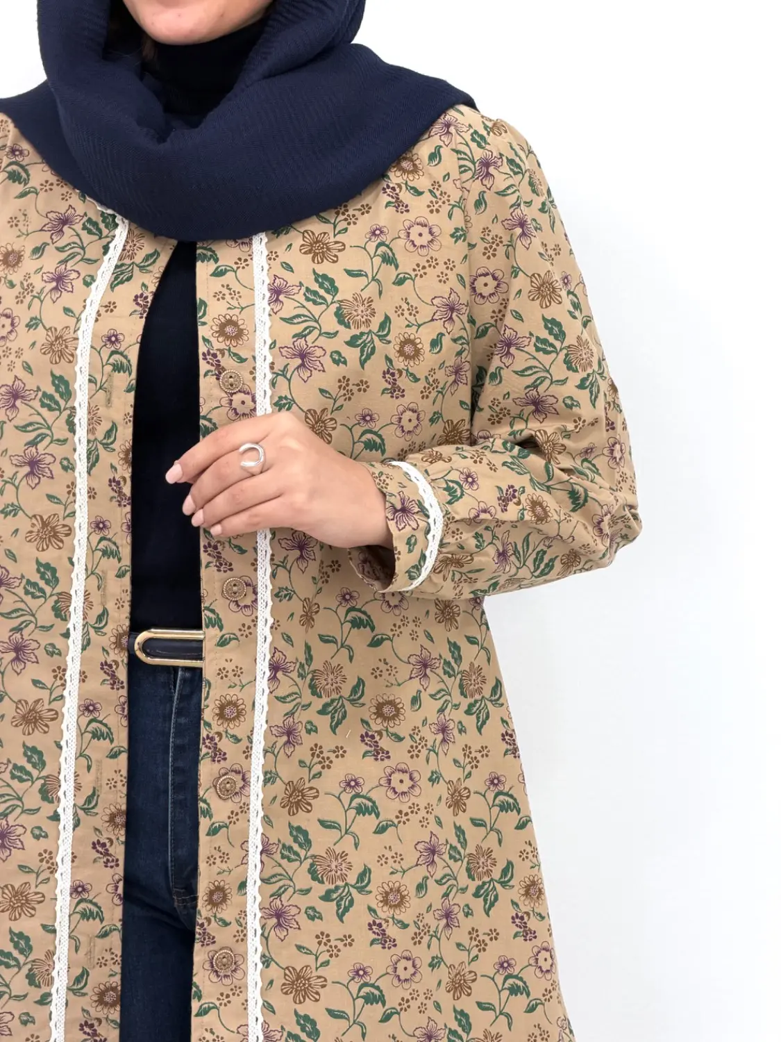 مانتو گلدار مارن